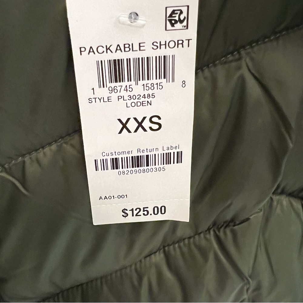 NWT CHARTER CLUB Women's Packable Hooded Puffer Coat-Olive Green - Picture 10 of 15